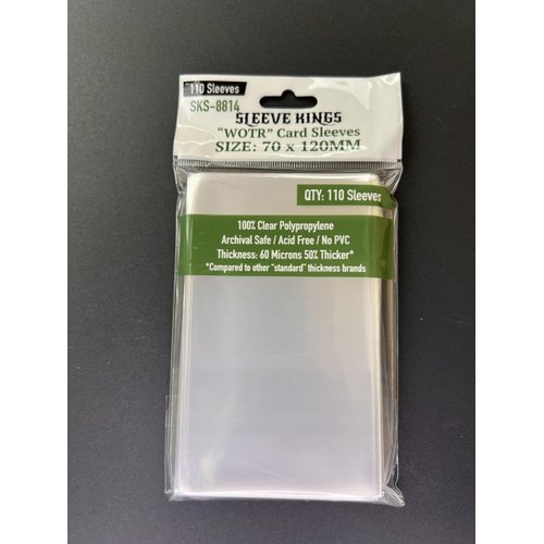 Sleeve Kings WOTR-Tarot Card Sleeves (70x120mm) -110 Pack, 60 Microns