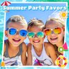 Joycover Valentines Day Gifts for Kids with Kids Sunglasses, 16 Pack Valentines Party Favors for Kids 4-8, Translucent Sunglasses for Kids with UV400 Protection, Beach, Pool Party Favors Supplies