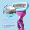 Schick Hydro Silk Moisture Women's Razor | 5-Blade Razor for Women | Moisturizing Razor for Women | 1 Handle & 2 Razor Blade Refills