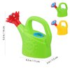 2pcs Watering Can Toys Sun Flower Cartoon Watering Kettles Toy Garden Watering Can Plastic Watering Bucket Plant Sprinkling Can for (Random Color)