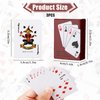 3 Decks Mini Playing Cards, Party Spoof Fun Smal Playing Cards, Miniature Poker Cards, Mini Poker Game for Adults, Party Favor, Tiny Deck of Novelty Party Gift for Christmas, Halloween, New Year, Par
