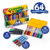Crayola Washable Marker Set, 48 Broad Line Markers for Kids, 8 Gel Markers, 8 Window Markers, Gifts for Boys & Girls, Ages 3+