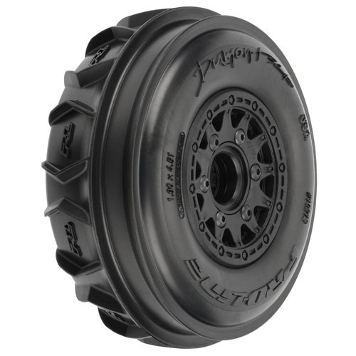 Pro-line Racing Dumont Paddle/Rib SC 2.2/3.0 MTD Raid Blk F PRO1021210 RC Tire