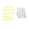 Metal Capital 26 Alphabet Cutting Dies, Lowercase 26 Letters Alphabet Die Cuts for Card Making Stencil Embossing Tool Scrapbooking DIY Etched Craft Dies
