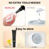 MUSILAN 3D Nail Gel Sculpting Gel Nail Art Glue for Nail Art Designs DIY Clear Builder Gel Nail Craving Sculpting Molding Gel for 3D Gel Nail Art Polish Painting Nail Drawing Gel Decoration Manicure