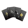 Gent Supply Black Waterproof Playing Cards - Day of The Dead, Gold Silver & Black Edition