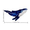 Whale Hair Clips, Animal Acetate Claw Clips, Big Jaw Barrettes for Hair, Hair Accessories for Women and Girls (Blue)