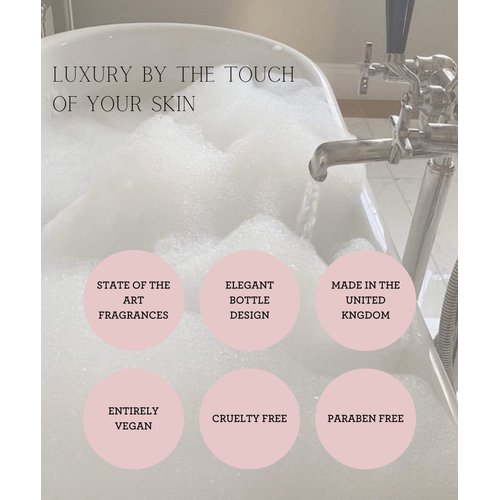 Baylis & Harding Goodness Body Wash, Rose & Geranium Scent. Natural Body Wash & Bath Soak Set, 98% Naturally Derived, Dermatologist Approved, Vegan.