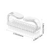 5 Pcs Fingernail Brush Nail Brush For Cleaning Fingernails Handle Nail Brushes Transparent Nail Cleaning Brushes Small Nail Scrubbers for Toes and Nails