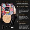 2 Pack Mushroom Head Air Cushion CC Cream, Beauty Cream EXO TOO Foundation, Full Coverage Base Beauty Cream Makeup with Two Mushroom Head Sponges
