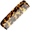 Giorgio G29 Handmade All Fine Tooth Pocket Comb for Men, Hair Comb Straightener for Everyday Grooming Styling Hair, Mustache and Beard for Men Women and Kids, Use Wet or Dry, Saw Cut and Hand Polished
