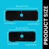 BULLMIND 7° Slope Kitchen Sink Splash Guard Behind Faucet | Sink Faucet Mat Splash Guard | Versatile Kitchen Faucet Splash Guard Accessory | Kitchen Splash Guard For Sink (17.7 x 5.5 inch, Black)