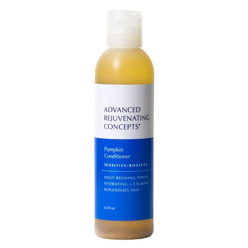 ADVANCED REJUVENATING CONCEPTS Sensitive Skin/Rosacea Pumpkin Conditioner, Calm Nourishing Toner, Soothes Redness, 6.9 Ounce