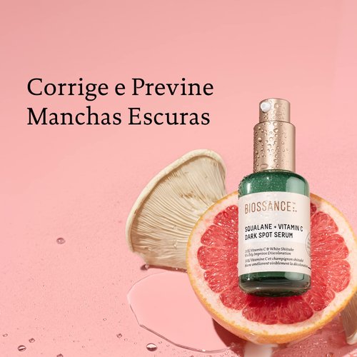Biossance Squalane + Vitamin C Dark Spot Serum. Powerful, Lightweight Serum with 10% Vitamin C to Brighten Skin, Fade Dark Spots, Reduce Pigmentation and Prevent Discoloration (1.01 ounces)