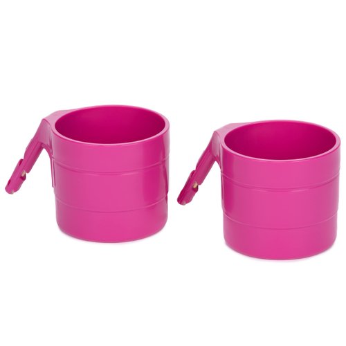 Diono Car Seat Cup Holders for Radian, Everett and Rainier Car Seats, Pack of 2 Cup Holders, Purple Plum