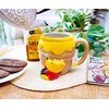 Silver Buffalo Winnie the Pooh Honey "Hunny" Pot Ceramic 3D Sculpted Coffee Mug, 23 Ounces