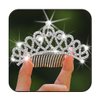 Yean Rhinestone Mini Hair Comb Silver Crystal Tiara Comb Princess Wedding Hair Accessories Decorations for Women