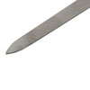 Yeshan Stainless Steel Triple-Cut Long Nail File with Nail Cleaner Tip,5.5 Inch,Pack of 2