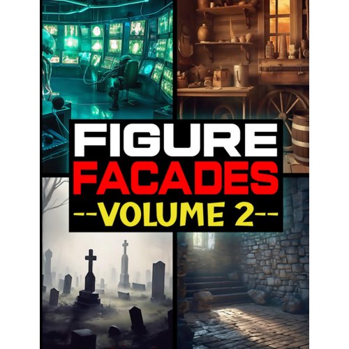 Figure Facades Volume 2: More Action Figure Photography Backdrops for 6" and 7" action figures, toys, and collectibles.