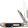 Old Timer 72OT Dog Leg Jack 5.2in Traditional Pocket Knife with 2 High Carbon Stainless Steel Blades, Ergonomic Sawcut Handle, and Convenient Size for EDC, Hunting, Camping, Whittling, and Outdoors