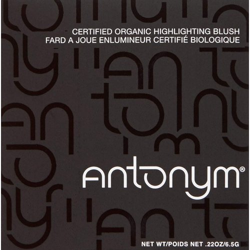 Antonym Cosmetics Baked Blush for Cheeks Face Powder Makeup Wrinkle Defying Minimize Fine Lines Pores Mattifying Highlighting Tan Contour (Crush)