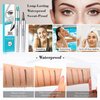 Eyebrow Pencil Eyebrow Microblading Pen - Eye Makeup Eyebrow Pen Micro 4 Point Brow Pen Lift & Snatch Eyebrow Microblading Pen Long-Lasting Waterproof Natural Eyebrow Hair (Reddish Brown)