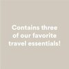 Camille Beckman Classic Collection Travel Trios, French Vanilla, Glycerine Hand Therapy 1.35 oz, Silky Body Cream 2 oz, Hand & Shower Cleansing Gel 2 oz