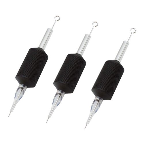 Needlehouse 1inch tattoo needles tube combo 1211RL 20pcs disposable tattoo needles tube grips round linerl