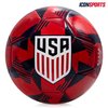Icon Sports Official Licensed U.S. Soccer Ball - Red Prism