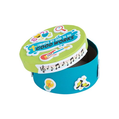 Fun Express Studio VBS Prayer Box Craft Kit - VBS Vacation Bible School Supplies/Decor - Makes 12