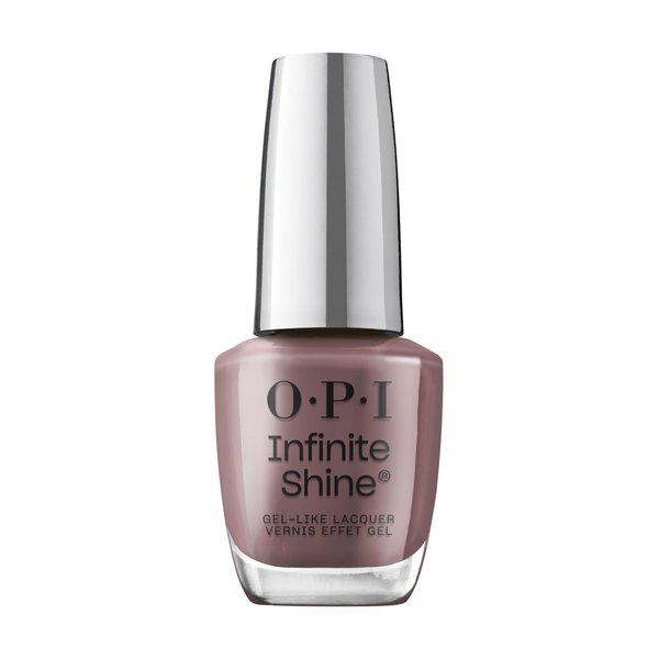 OPI Infinite Shine Long-Wear Dark Crème Finish Opaque Brown Nail Polish, Up to 11 days of wear & Gel-Like Shine, You Don't Know Jacques!, 0.5 fl oz