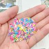 Mulutoo 100g Resin Fake Sprinkles Fake Candy Sprinkles Clay Sprinkles Polymer Sprinkles Polymer Clay Slices for Nail Art DIY Phone Case Crafts (Mixed color-A-15)
