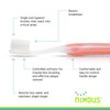 NIMBUS NIMBY Kid's Extra Soft Toothbrushes for Sensitive Teeth and Receding Gums, Periodontist Design Plaque Remover Travel Toothbrush, Individually Wrapped (4 Pack, Colors May Vary)