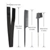 YTBYT 2 Pcs Wig Bands Lace Melting Bands Wig Elastic Bands with Combs and Hair Brush for Lace Front Wigs (Width 1 Inch)