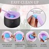 Electric Waxing Kit, Wax Warmer Silicone Liner for Tress Wellness Compatible with 16oz Waxing Kit Melting Wax Bowl for Tress Wellness Wax Warmer or for BLITZWAX Wax Warmer (Purple)