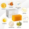 GoldSnailRX KOJIC ACID SOAP Original Dark Spot Remover (PACK OF 2 W/BAG) Authentic Kojic Acid Soap For Body Whitening-Kojic Acid Soap with Vitamin C,Tumeric, infused w/Hyaluronic Acid,Shea Butter