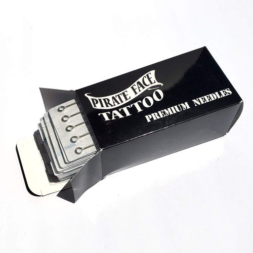 Pirate Face Tattoo PFT 100 pcs Assorted Tattoo Needles - Round Liner, Round Shader, Magnum Needle - 100pk by Pirate Face Tattoo