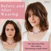 Clip in Bangs 100% Human Hair Extensions 360° Cover Clip on Bangs Real Human Hair for Women Fake Bangs for Daily Wear (Medium Brown)