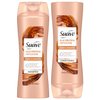 Suave Shampoo and Conditioner Set, Silk Protein Infusion, Sleek & Smooth – Protein Hair Treatment for Dry, Damaged Hair, Detangler, 48H Frizz Control, 12.6 Oz Ea (2 Piece Set)