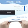 12 Pcs Professional Nail Files, 60/60 Grit Nail Files for Acrylic Nails Gel Nails, Double Sided Emery Board for Nails, Reusable & Washable Coarse Nail File for Home and Salon Use