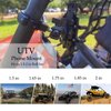 UTV Phone Mount with Shock-Absorbing Cushion Module, Suitable for 1.5-2-in Roll Bar. The UTV Phone Holder Allows for a 720° Rotation at Any Angle,Can Be Easily Installed and Removed with One Hand.