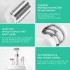 VOYOR Electric Shaver for Women Bikini Trimmer Hair Remover for Face Body, 5 in 1 Groomer Kit Lady Shaver Bikini Razor Women for Hair Trimmer, Cordless Rechargeable Waterproof ES500