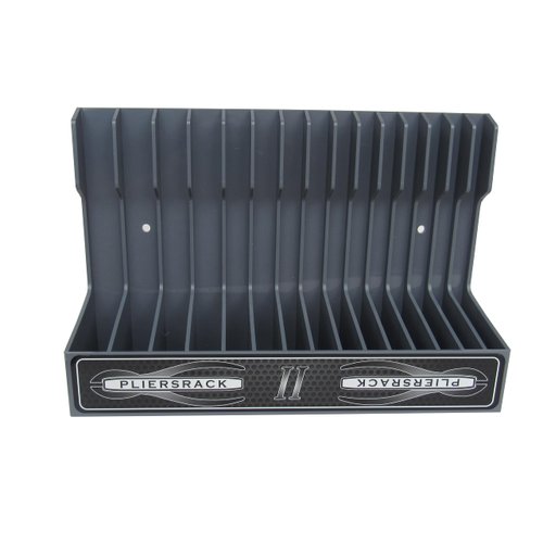Plyworx Pliersrack PLR15 Plier Organizer - Sturdy Plastic 15 Pliers Holder For Tool Box Organization, Plier Rack Tool Organizers For Toolboxes And Storage