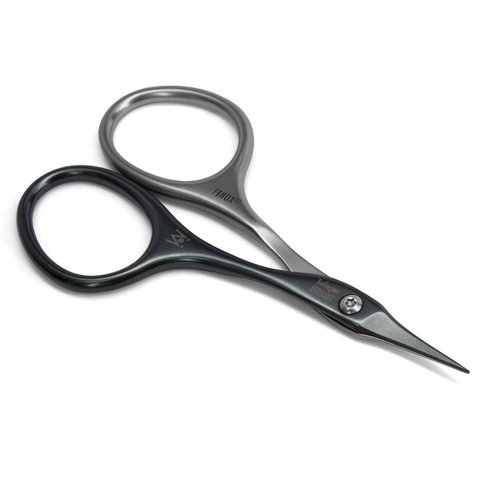 GERMANIKURE Tower Point Cuticle Scissors - Self-Sharpening FINOX22 Titanium Coated Stainless Steel Professional Grooming Scissors in Leather Case - Ethically Made in Solingen Germany - 2705