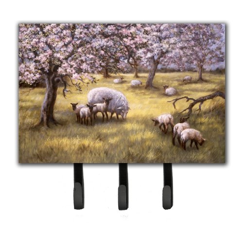 Caroline's Treasures Sheep by Daphne Baxter Leash or Key Holder BDBA0133TH68, Triple, Multicolor