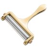 Bellemain Adjustable Thickness Cheese Slicer - Replacement Stainless Steel Cutting Wire Included - 1-year Warranty (Gold)