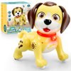 JONEG Robot Dog Toy for Kids Age 3 12, Pet Puppy Robotic Toy That Acts Like a Real Dogs Walking Barking Interactive with Toddler, Toys for 3 Year Old Girls Boys, Gifts for 3 5 6 7 8 12 Years Old