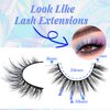 Wispy False Eyelashes Natural Mink Lashes Lightweight Manga Lashes Pack 3d Volume Eye Lashes Natural Look 8 Pairs Short Anime Fake Eyelashes by TNFVLONEINS