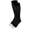 Truform Women's Compression Stockings, 15-20 mmHg, Knee High Length, Open Toe, Opaque, Black, Medium