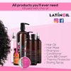 LATINOIL Curl Defining BB Cream - Chia Seeds Oil Leave-In Conditioner for Curly Hair | Anti Frizz Hydrating Moisturizing Treatment & Styling | Bouncy Curls Enhancing Creme | Perm Hair Care - 8.1 Oz